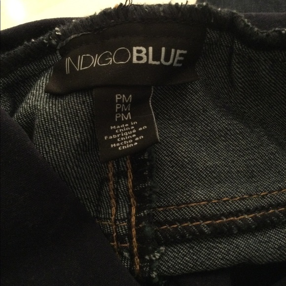 NWT INDIGO BLUE SECRET FIT BELLY SUPER STRETCH SKINNY MATERNITY JEANS - Picture 6 of 7